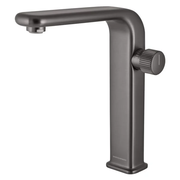 Stereo FM Deck Mounted Mono Tall Basin Mixer Without Waste