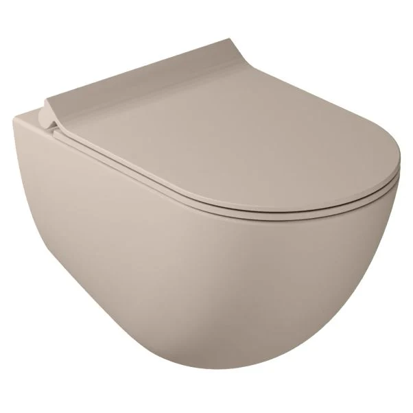 Dream Wall Mounted Rimless Wc Pan With Seat Cover