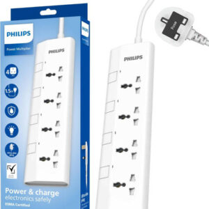 Philips 4-Way Universal Power Extension Cord